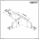 135117 Соединитель Т-образный без драйвера для модульного светильника Novotech, ITER