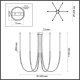 6639/70L Подвесная люстра Odeon Light, Hightech