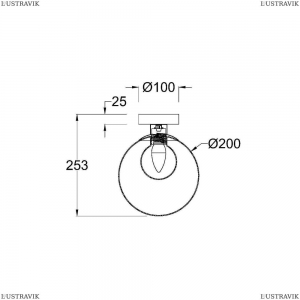 MOD521WL-01G3 Настенный светильник (бра) Maytoni, Basic Form