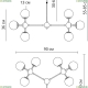 A1664SP-12GO Люстра на штанге Arte Lamp, Bolla