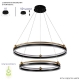 FERNANDO SP123W LED  BLACK/GOLD Люстра подвесная Crystal Lux, Fernando