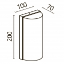 O454WL-L10GF3K1 Настенный светильник (бра) Outdoor, Badd