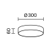 C032CL-36W3K-RD-MG Потолочный светильник Technical, Zon