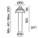 C140RS-L200-7W3K-B Встраиваемый светильник Technical, Focus T