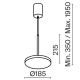 P076PL-L12W3K-BS Подвесной светильник Technical, Plato