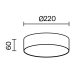 C032CL-24W3K-RD-B Потолочный светильник Technical, Zon