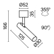 C141CL-L125-6W3K-B Потолочный светильник Technical, Focus T