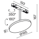 TR131-2-15W3K-B Трековый светильник Technical, Plato