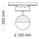 TR017-2-10W4K-B Трековый светодиодный светильник Maytoni, Track lamps