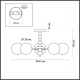 6526/5C Люстра на штанге LUMION, Moderni