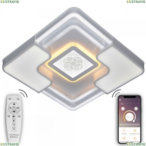 LED LAMPS 81086 Потолочная светодиодная люстра с Bluetooth и пультом Natali Kovaltseva, LED LAMPS