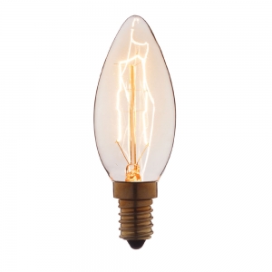 3525 Лампа накаливания E14 25W прозрачная LOFT IT, Edison Bulb