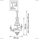 700294 Подвесная люстра Osgona (Осгона), Classic